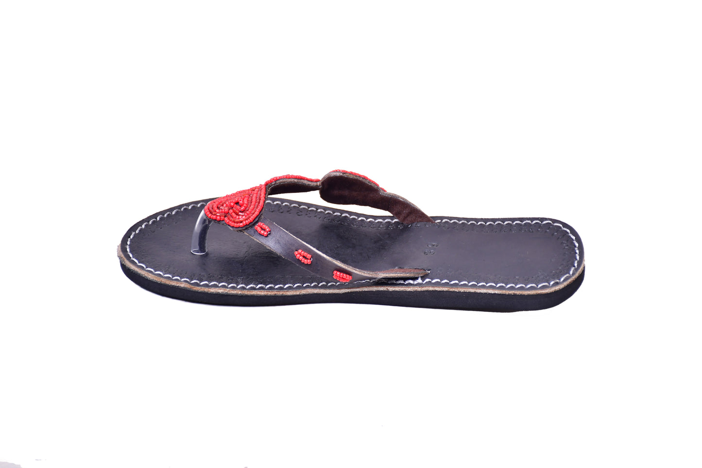 Sandals Red Hearts