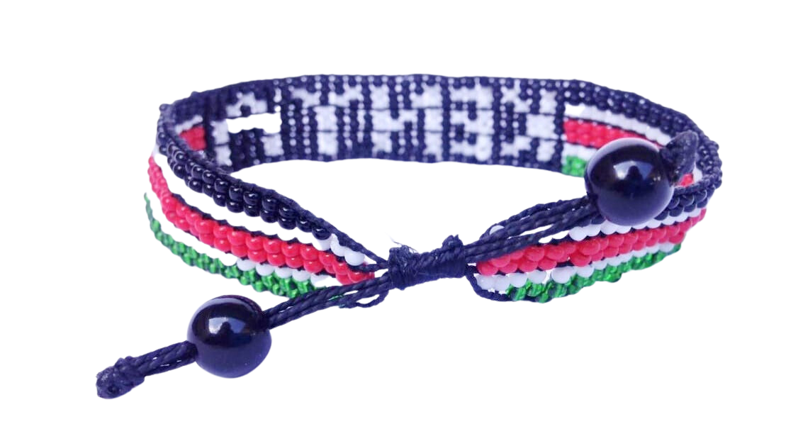 Wrist Band Bracelet Masai Beads Colorful African Unisex Adjustable Kenyan Made 3