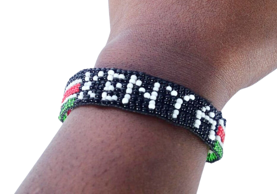 Wrist Band Bracelet Masai Beads Colorful African Unisex Adjustable Kenyan Made 3