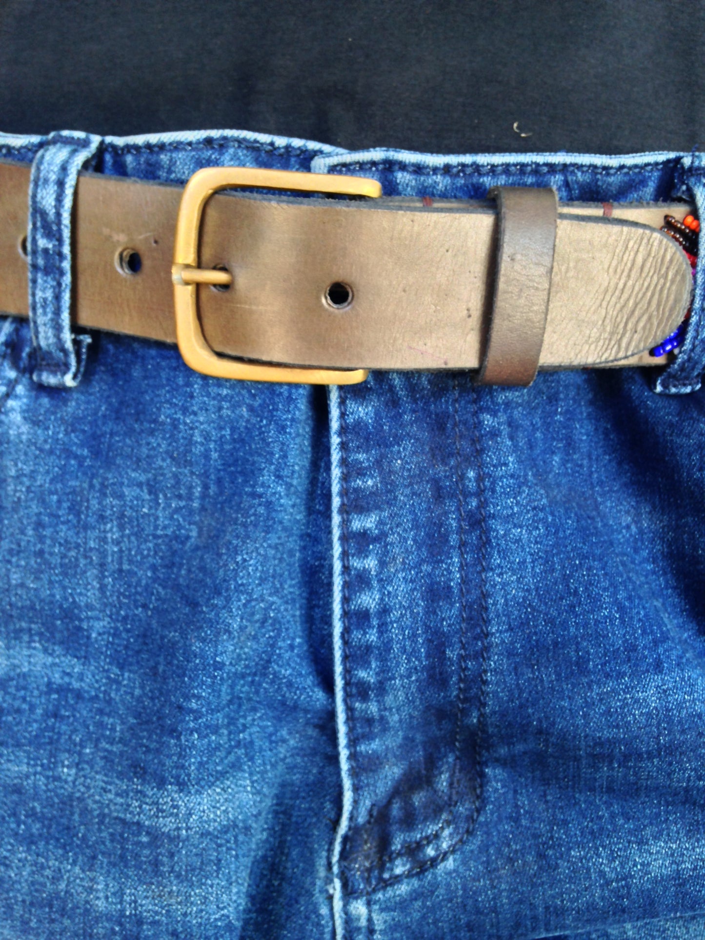 Handcrafted Maasai Belt - Colorful Geometric