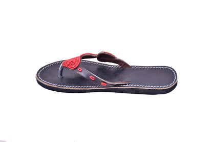 Sandals Red Hearts