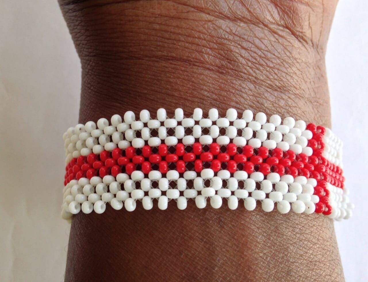 Wrist Band Bracelet England National Flag FIFA World Cup Fan Men Large 8" 20.3cm