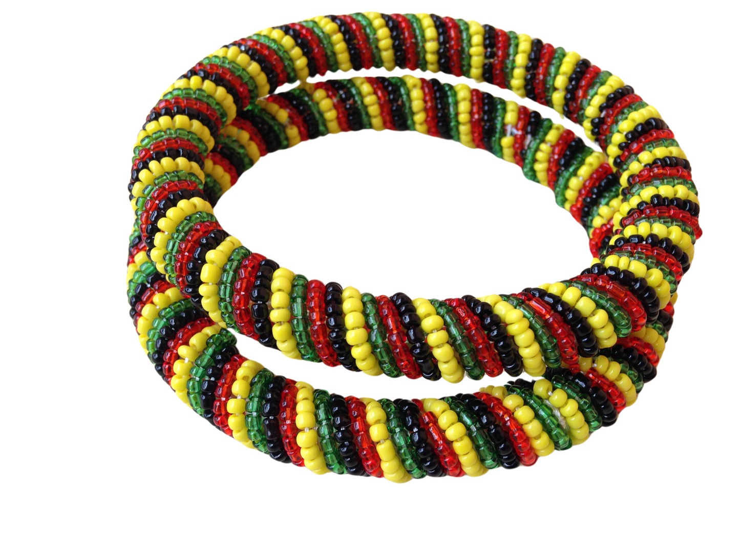 Wrist Band Bracelet Masai Beads African Unisex One size Made in Kenya Rasta