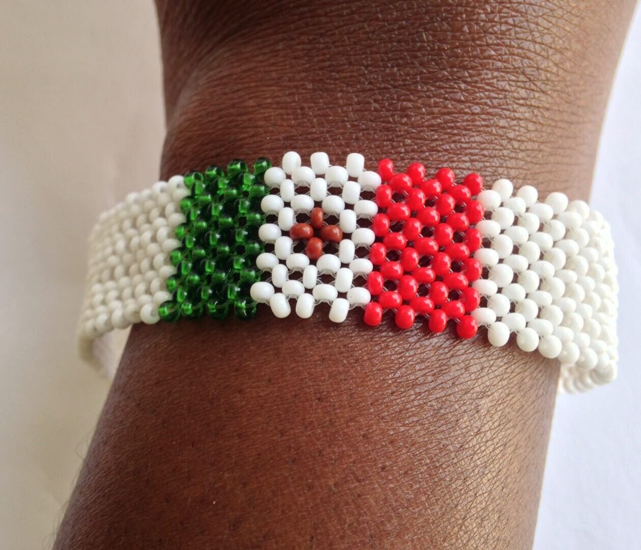 Wrist Band Bracelet Mexico National Flag FIFA World Cup Fan Men Large 8" 20.3cm