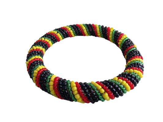 Wrist Band Bracelet Masai Beads Colorful African Unisex One Size Made in Kenya