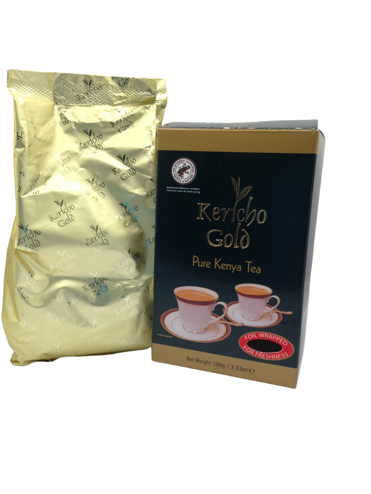 Kericho Gold Premium Black Pure Kenya Tea Leaves 100 g Fairtrade