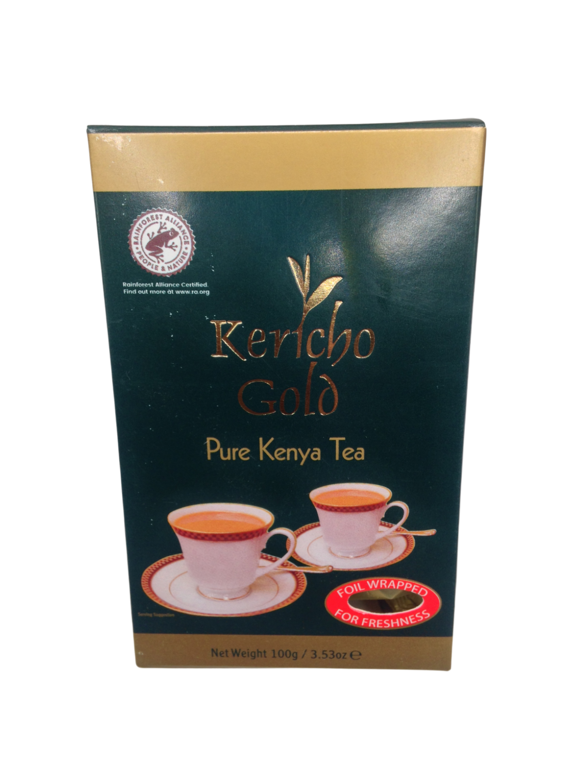 Kericho Gold Premium Black Pure Kenya Tea Leaves 100 g Fairtrade