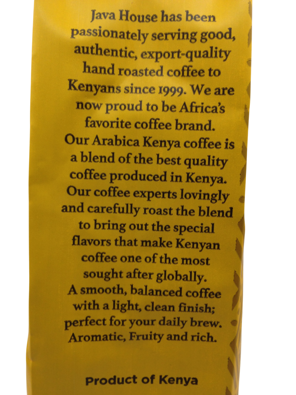 Ground Coffee 100% Arabica Kenya Blend Medium Roast Medium Grind 250g Hand Roast