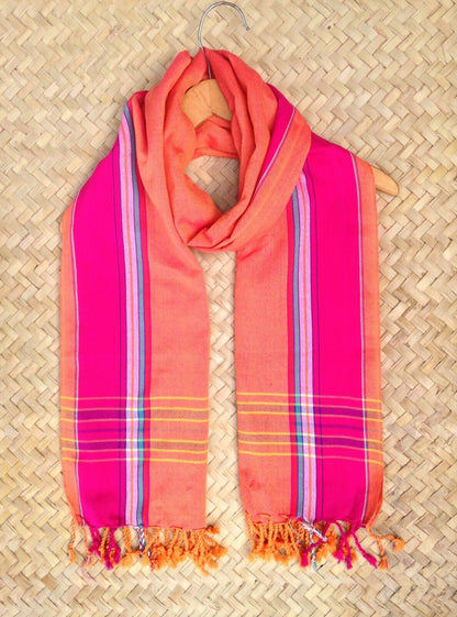 Kikoi Scarf Peach
