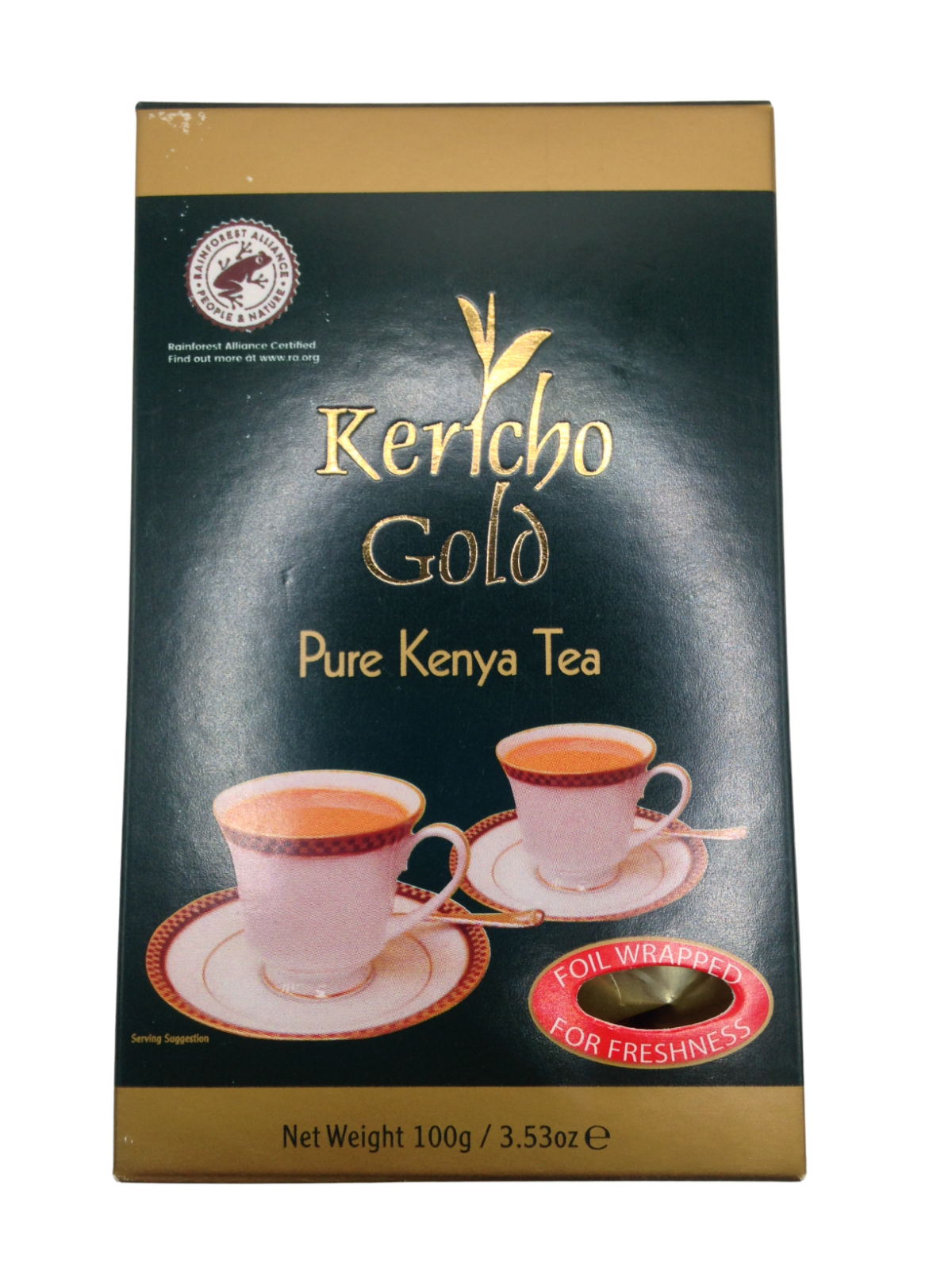 Kericho Gold Premium Black Pure Kenya Tea Leaves 100 g Fairtrade