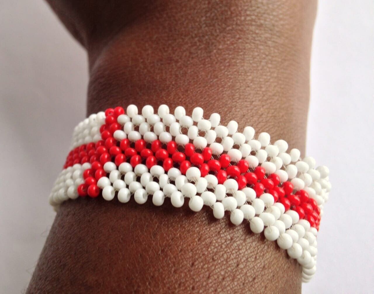 Wrist Band Bracelet England National Flag FIFA World Cup Fan Men Large 8" 20.3cm