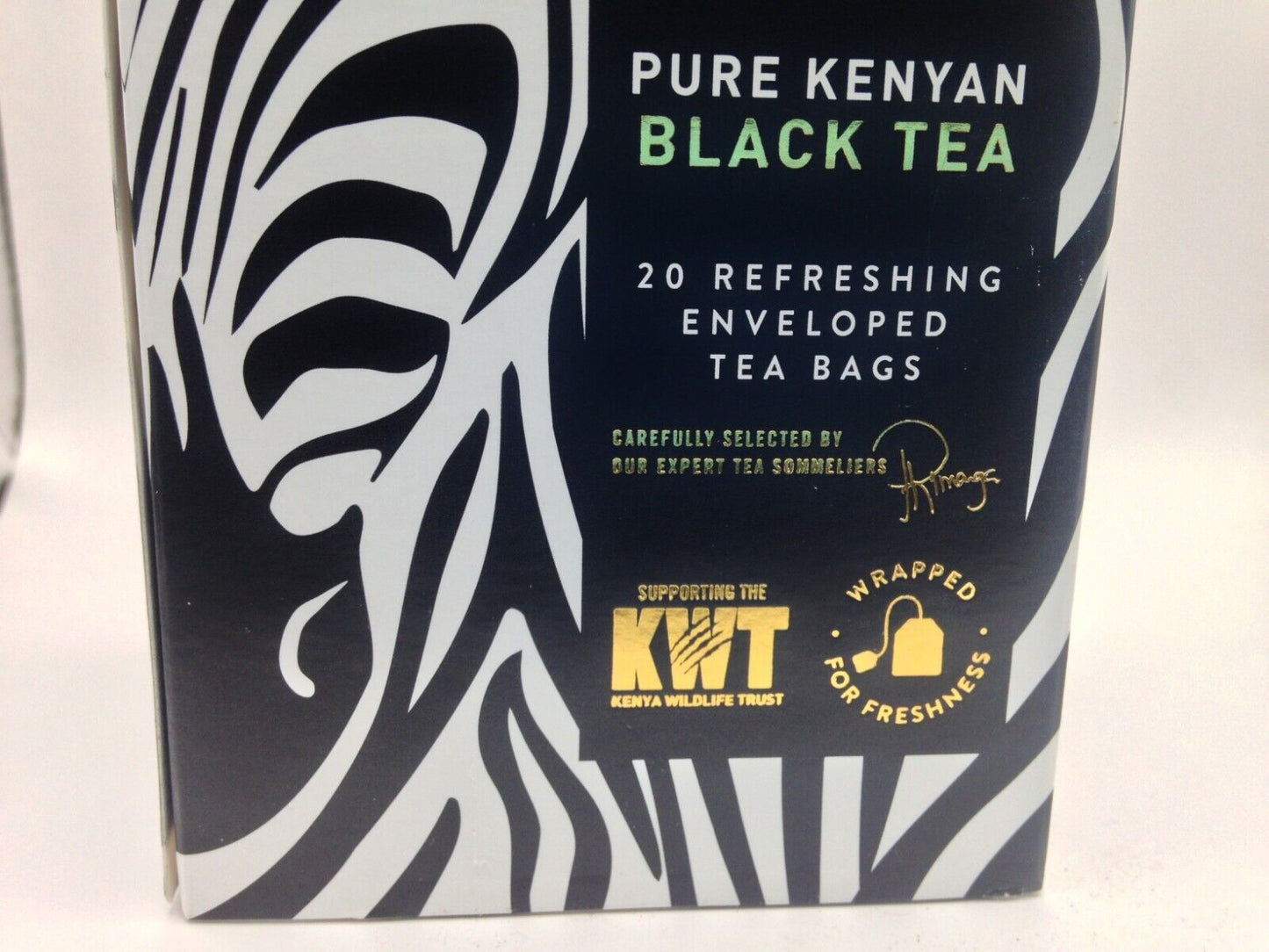 Kericho Gold Premium Black Pure Kenya Tea Bags 20 Pieces Enveloped Fairtrade