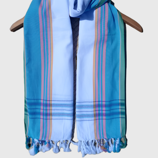 Kikoi Scarf White
