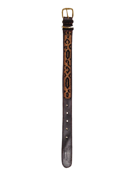 Handcrafted Maasai Dog Collar - Leopard Print