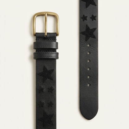Handcrafted Maasai Belt - Black Stars