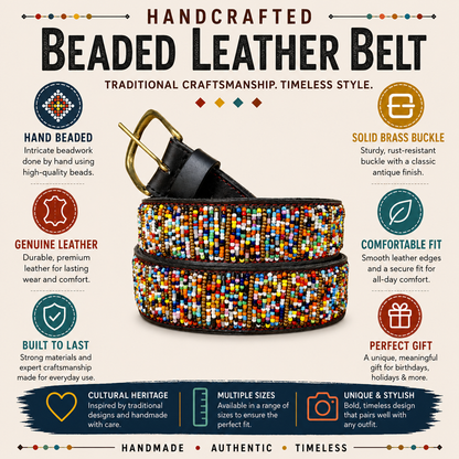 Handcrafted Maasai Belt - Multicolor