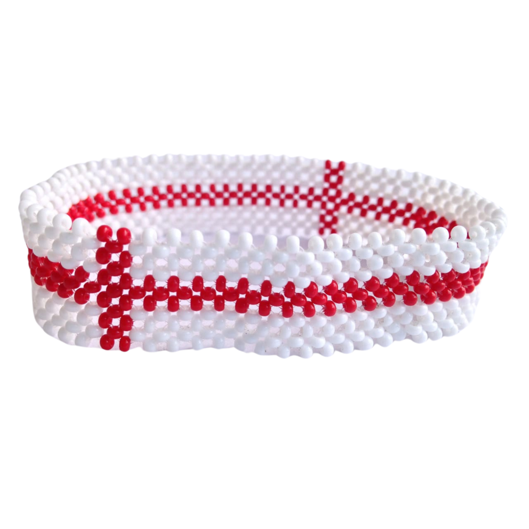 Wrist Band Bracelet England National Flag FIFA World Cup Fan Men Large 8" 20.3cm