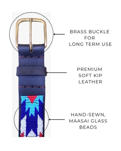 Handcrafted Maasai Belt - Native American Look