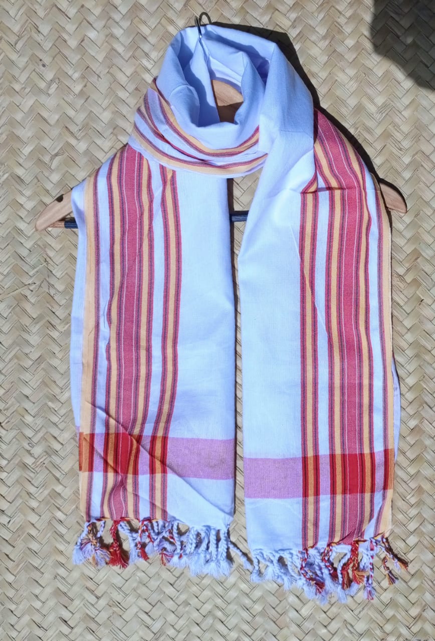 Kikoi Scarf White