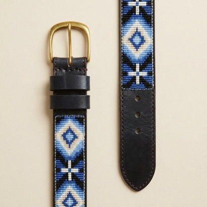 Handcrafted Maasai Belt - Native Blue