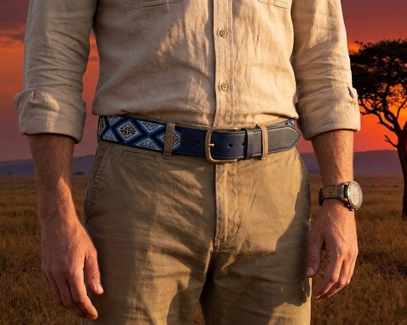 Handcrafted Maasai Belt - Aztec Tribal