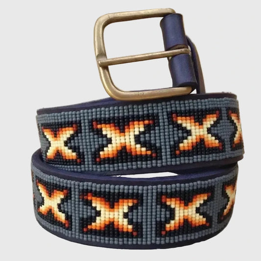 Handcrafted Maasai Belt - Geek Gray