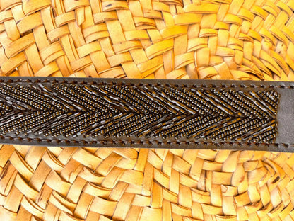 Handcrafted Maasai Belt - Black Arrows