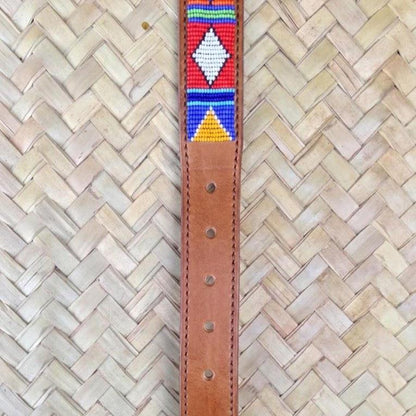 Handcrafted Maasai Belt - Colorful Geometric