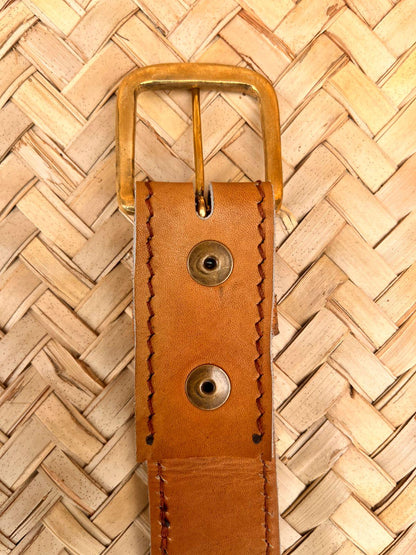 Handcrafted Maasai Belt - Pink Green Geometric
