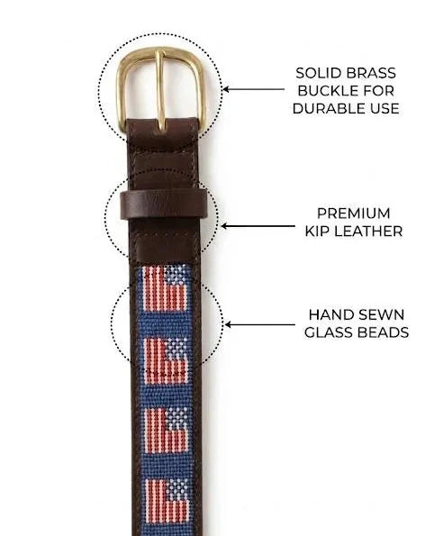 Handcrafted Maasai Belt - US Flag