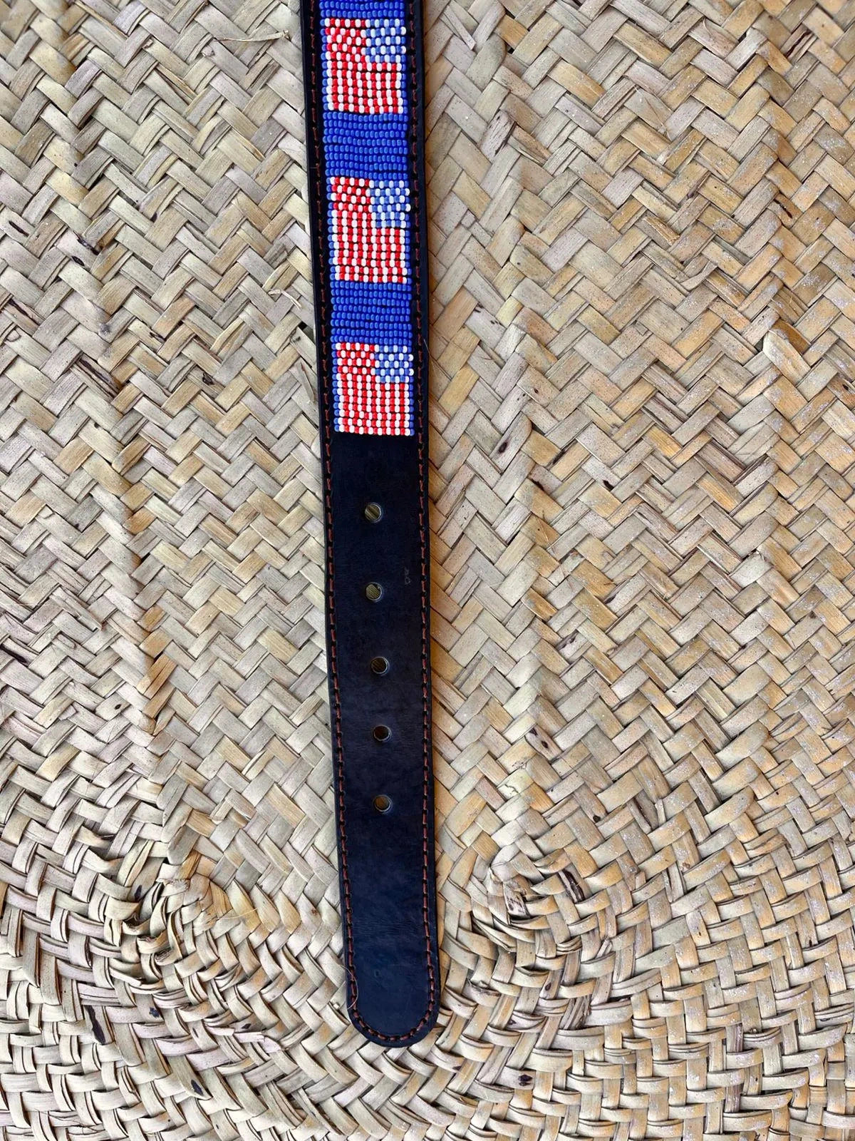 Handcrafted Maasai Belt - US Flag