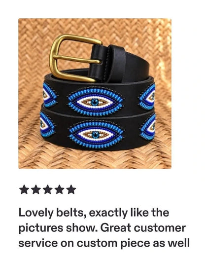 Handcrafted Maasai Belt - Nazar Belt